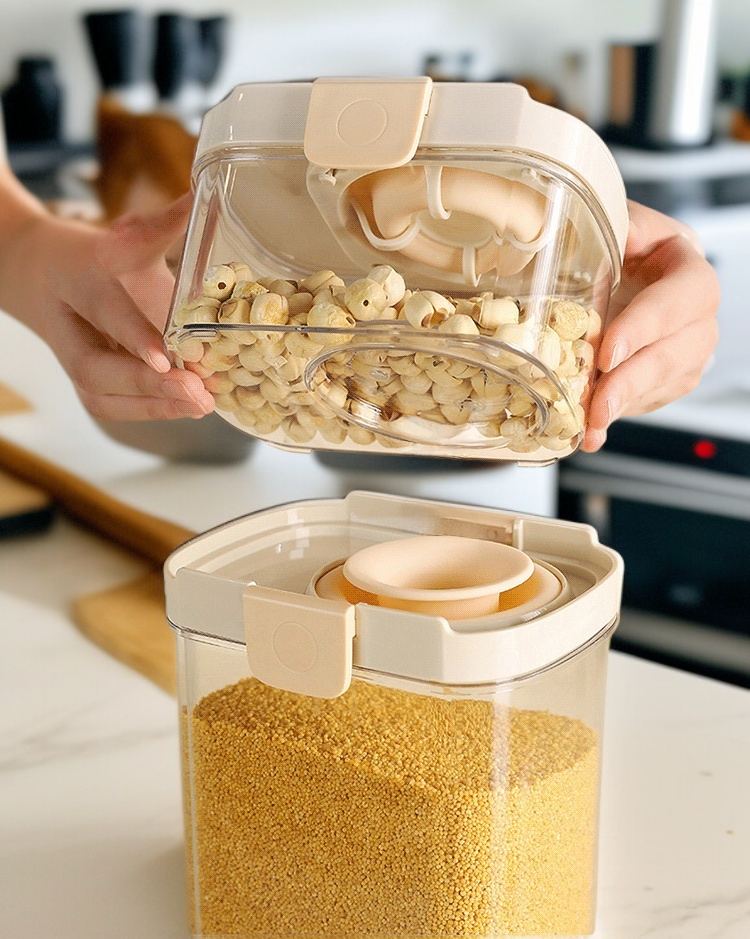 오곡잡곡 신축성 플레어 보관통