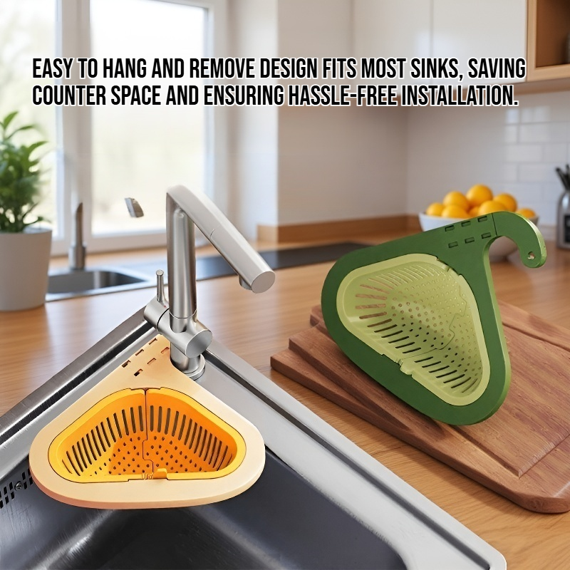 Kitchen hanging sink filter drain basket