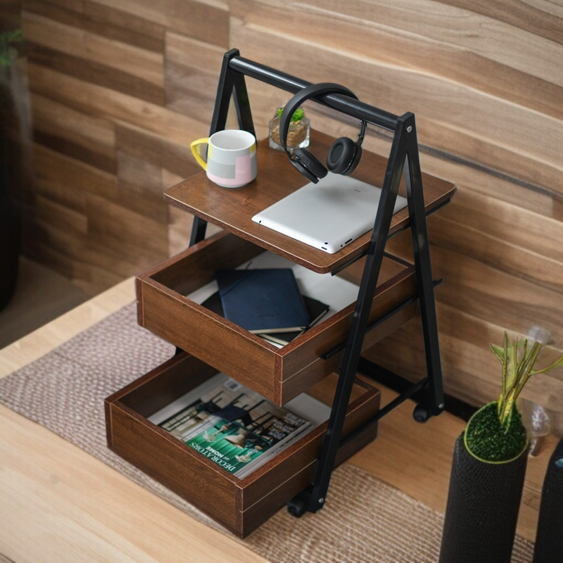 Multi-functional Retractable Coffee Table Side Cabinet File Storage Cabinet