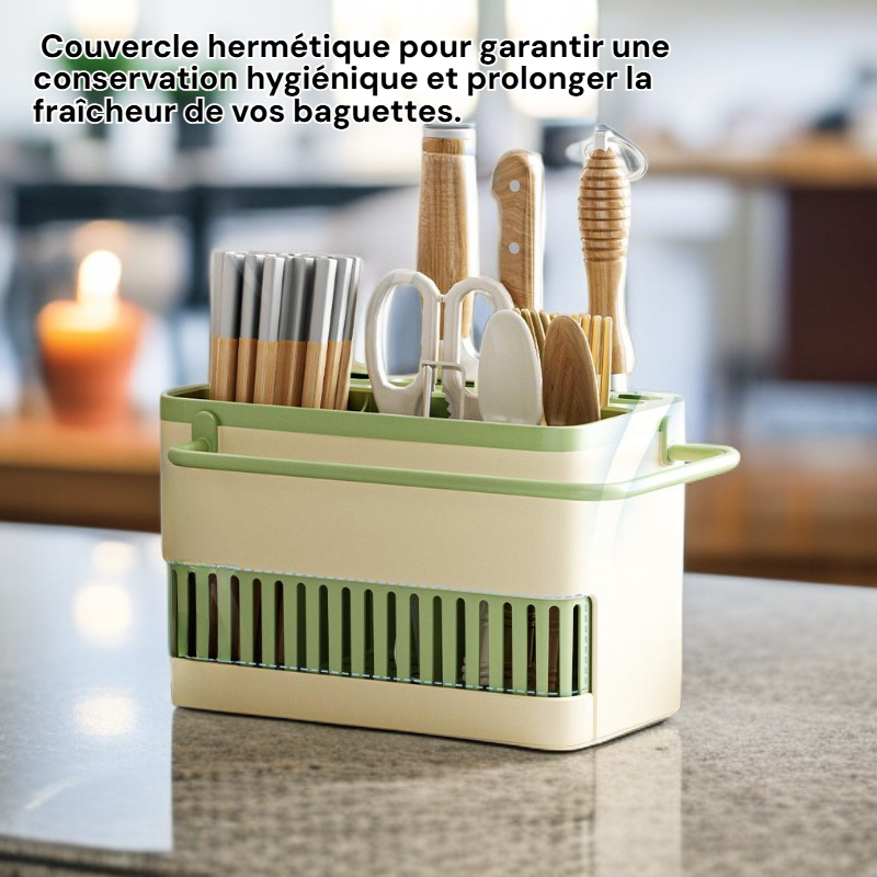 Boîte de stockage de baguettes