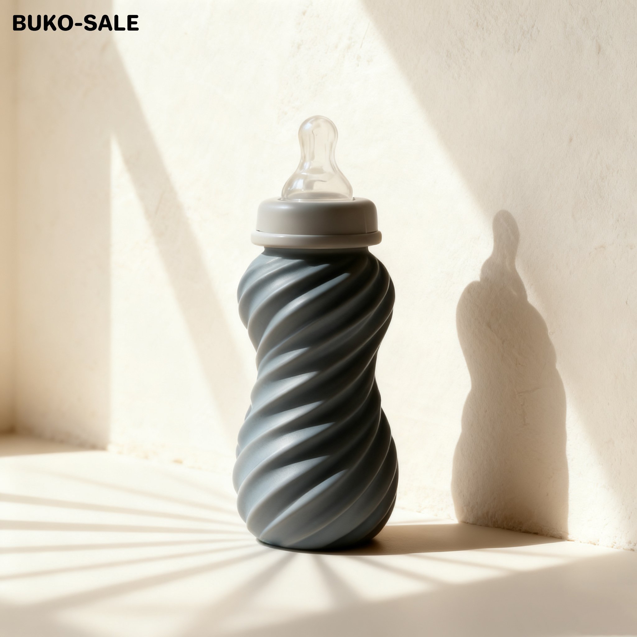 실리콘 보호용 유아용 젖병 2개 세트 이미지