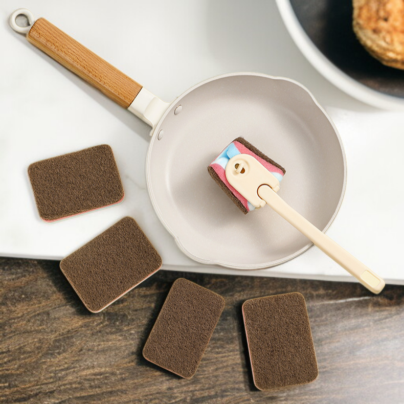 แปรงทำความสะอาดห้องครัวอเนกประสงค์ สำหรับล้างจานและหม้อ