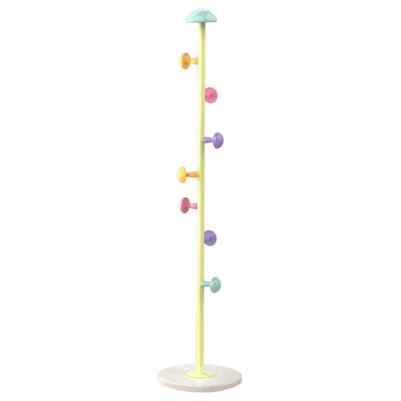 Multifunctional Mushroom Floor Coat Rack Storage Shelf
