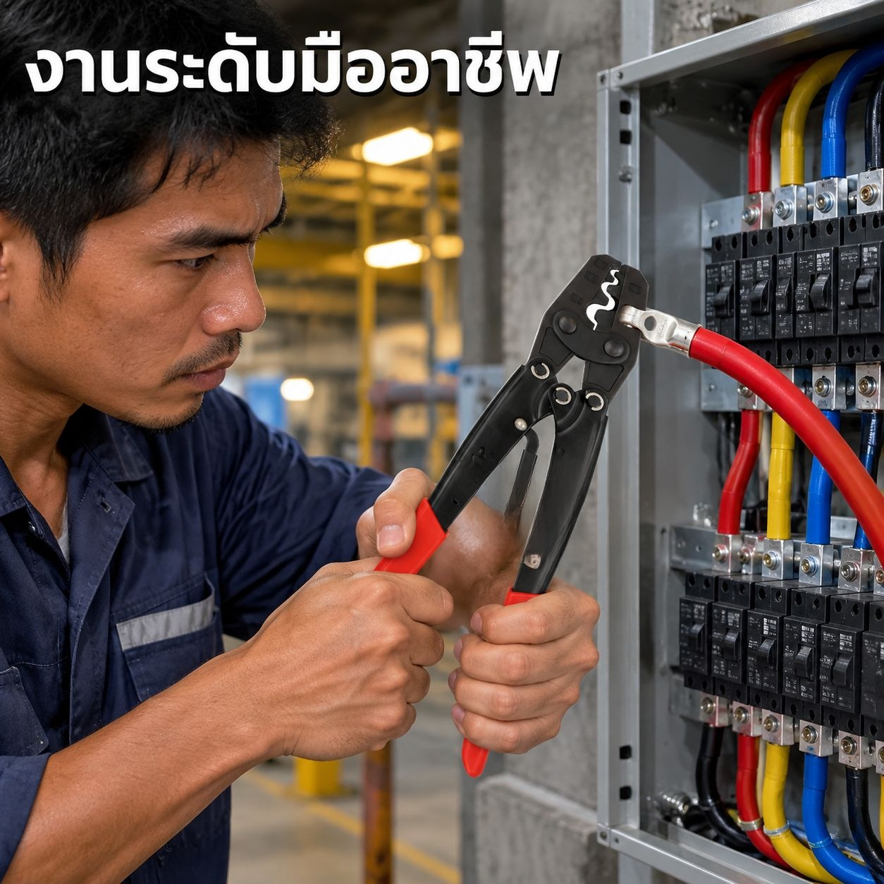 คีมย้ำหางปลาอเนกประสงค์