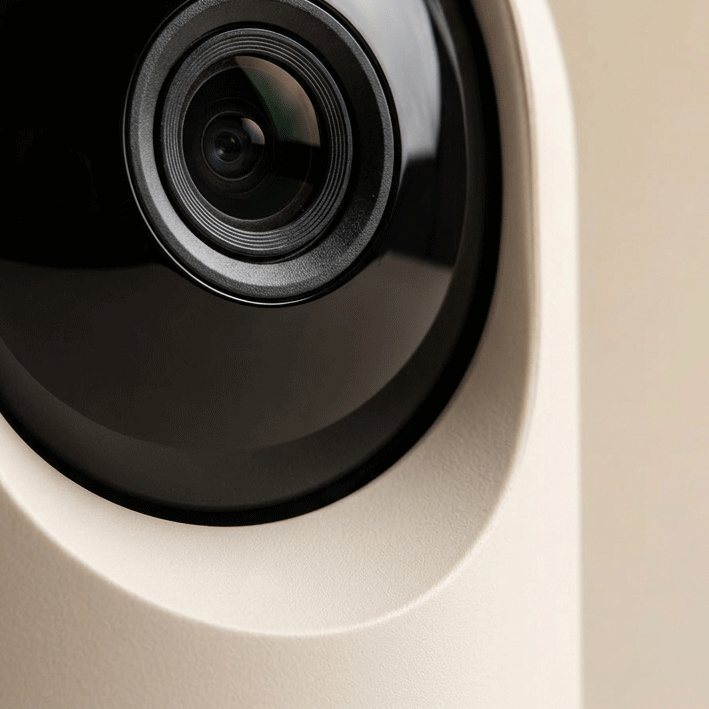 Compact Bluetooth camera in travel bag