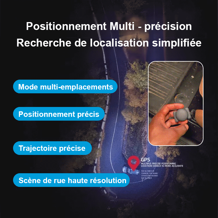 Localisateur global en temps réel à fixation magnétique