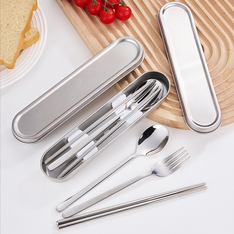 卡通動物餐具收納包便攜式