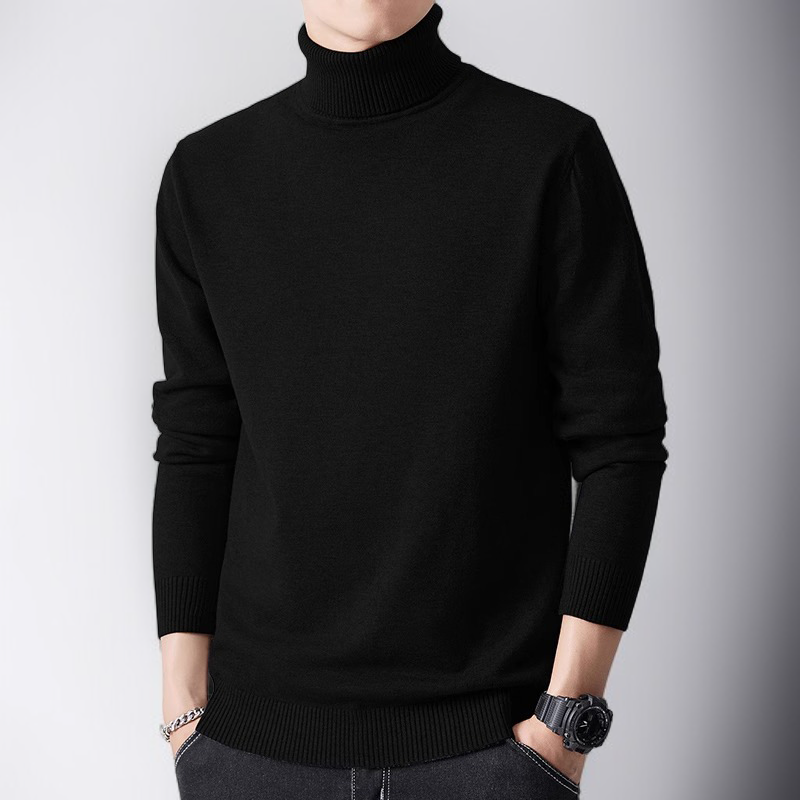 남자 기모 도톰 터틀넥 니트 베이직 캐주얼 이너 니트 남자 기모 터틀넥 니트 베이직 니트