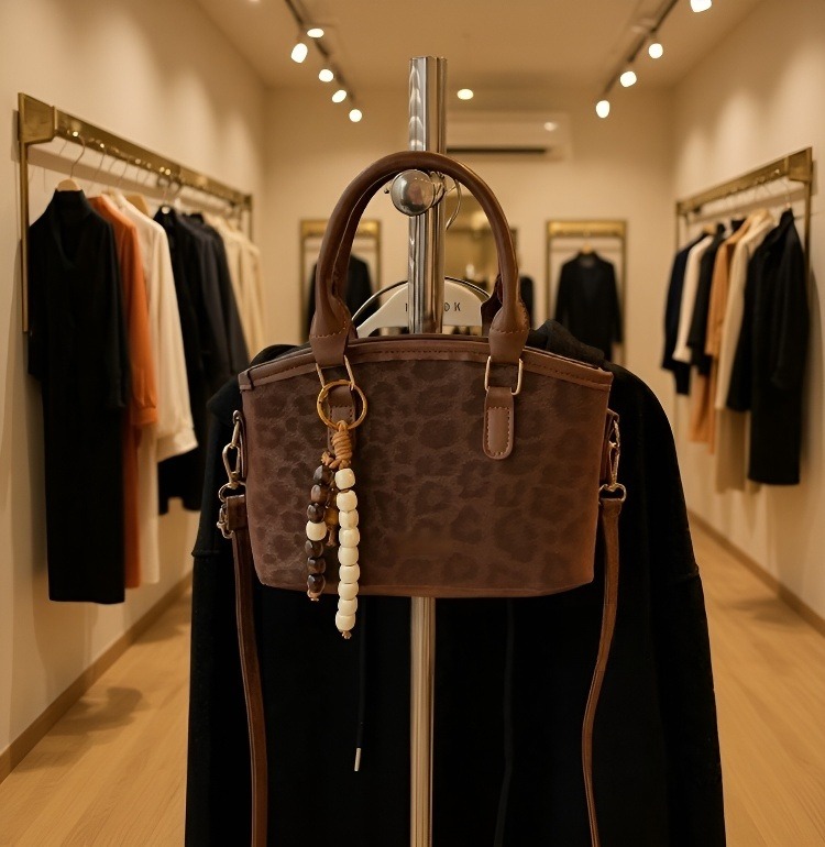 女性モデルがバッグを持つイメージ写真