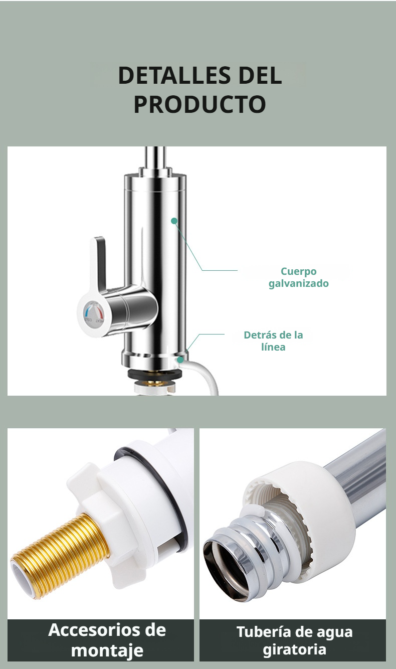 Grifo con diseño elegante y funcional