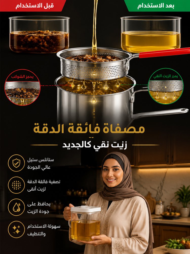 (توفير هائل للزيت) مقلاة عميقة متعددة الاستخدامات من الفولاذ المقاوم للصدأ 304