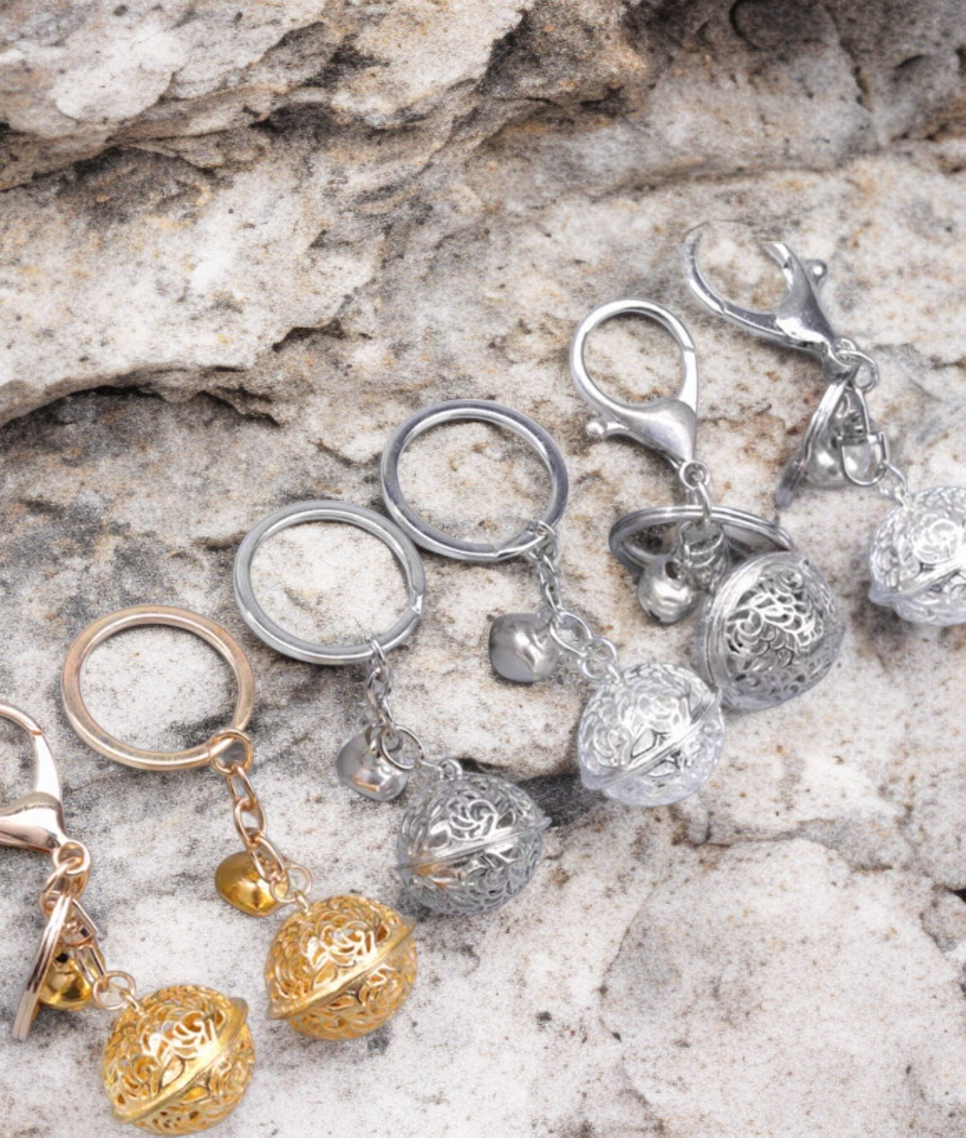 金屬鑰匙圈包包裝飾效果圖