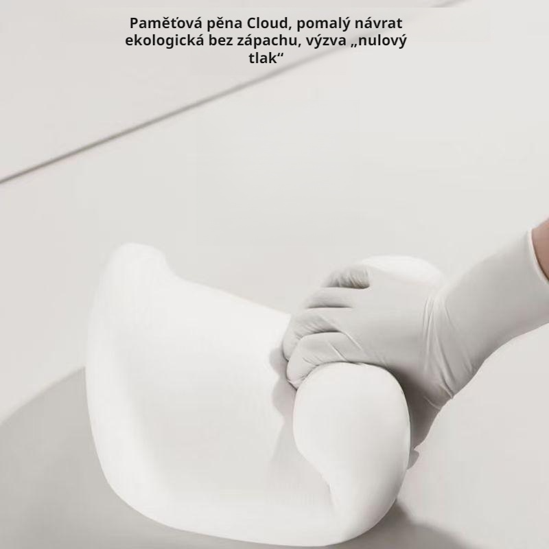 Moderní design opěrky hlavy a bederního polštáře