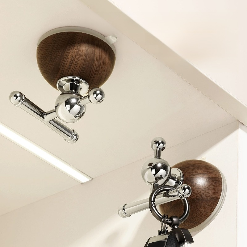 木質吸盤強力掛鉤