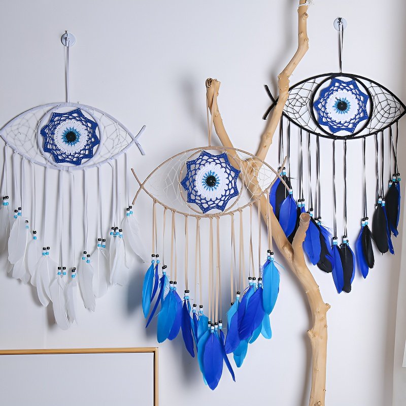 Red Decorativa de Ojo Demoníaco Estilo Nórdico para el Hogar