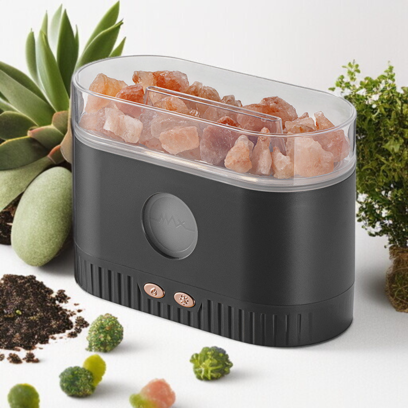 탁상용 칠색 크리스털 가습기 무음 사무용 침실 디퓨저 가습기 무드등 칠색 가습기
