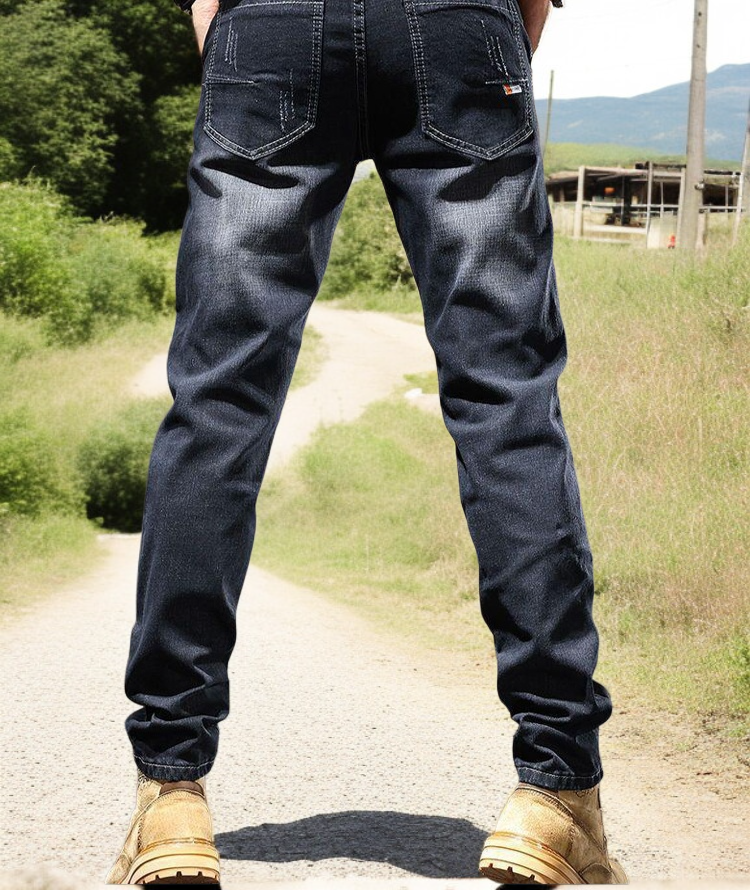 편안한 신축성의 남자 캐주얼 바지 디테일