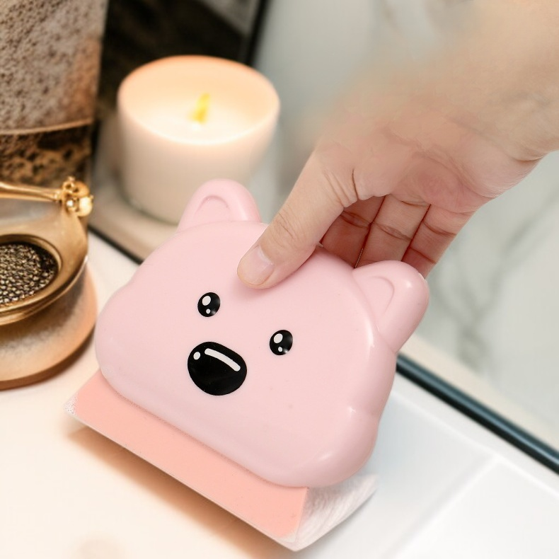 cartoon character pet cleaning tool for washbasin