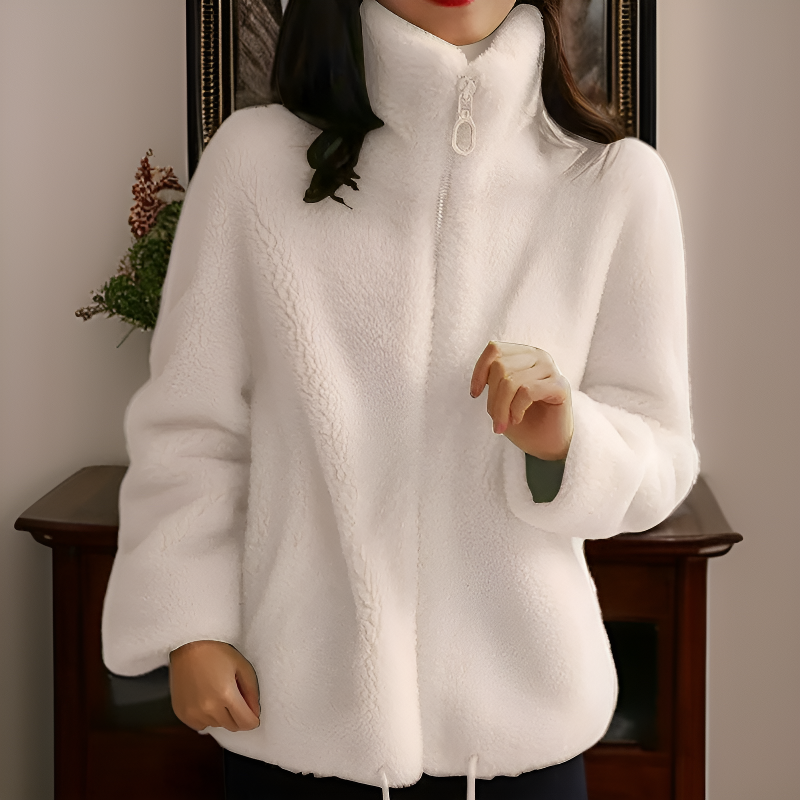 플리스 안감의 두꺼운 재킷