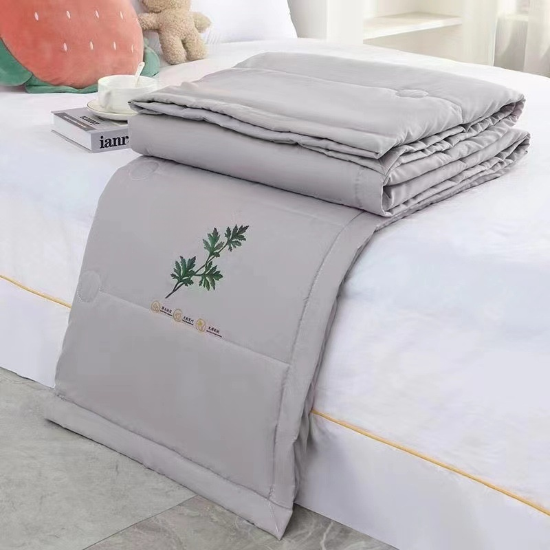 한여름용 이중 레이어 머그워트 허브 얇은 이불