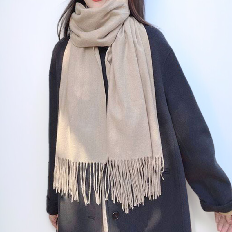 イミテーションカシミヤスカーフ、レディース冬用暖かいスカーフ