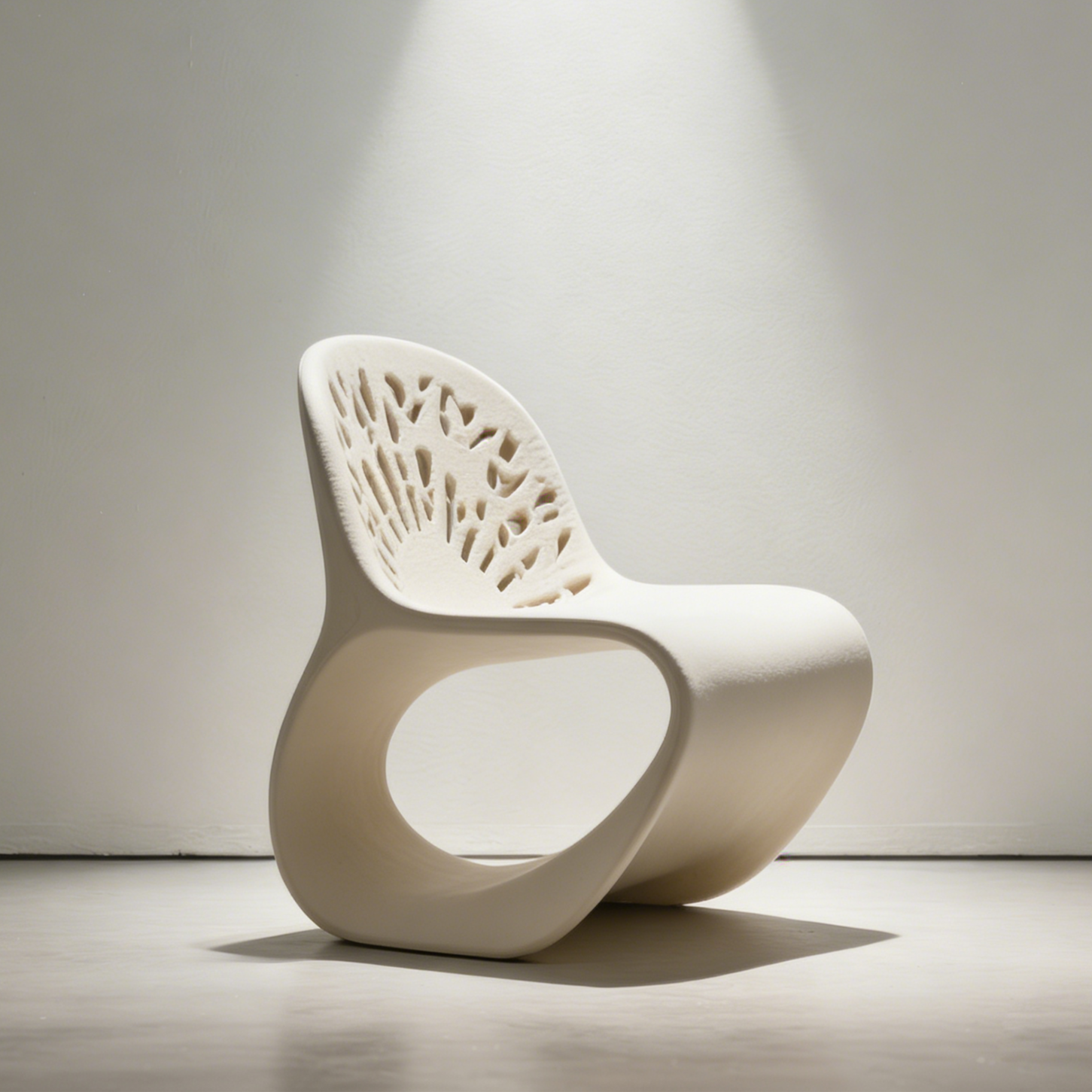 เก้าอี้นั่งเดี่ยวลายฉลุ