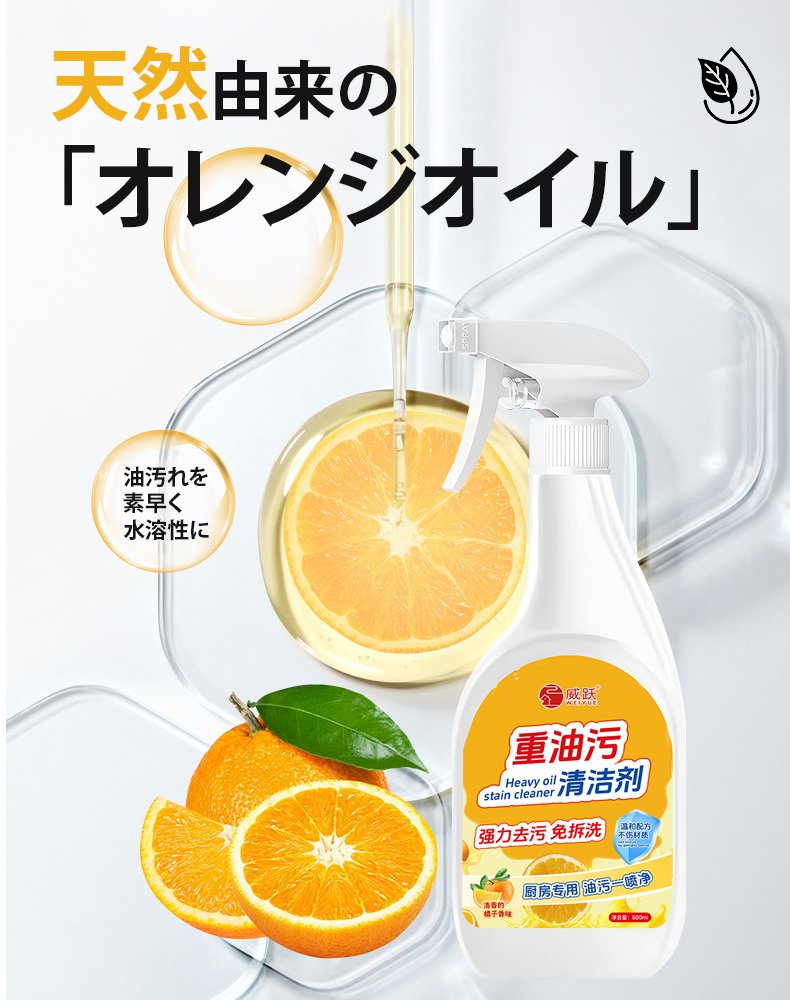キッチン用 油汚れクリーナースプレー