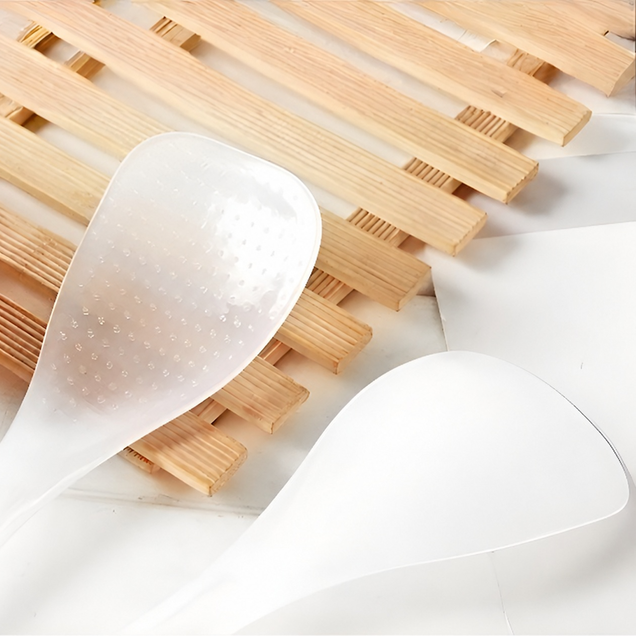 Non-stick Transparent Rice Scoop