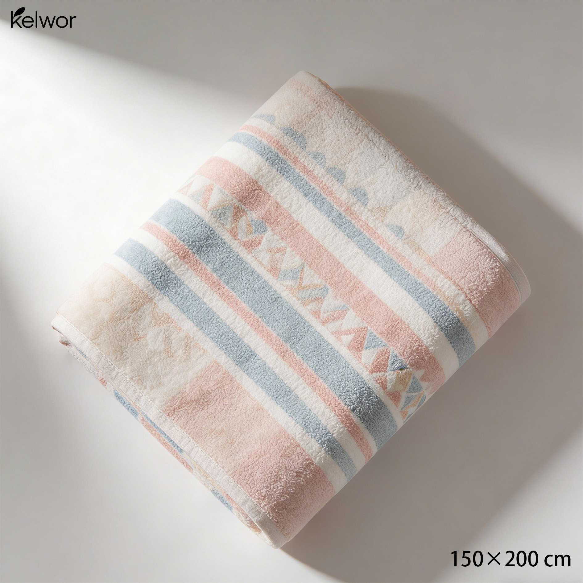 Lekki bawełniany ręcznik w naturalnym świetle