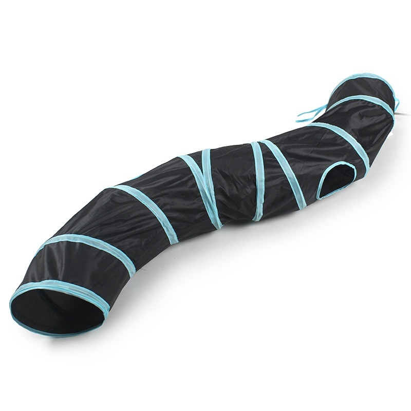 Pet Cat Three-way Tunnel Toy Straight Tent