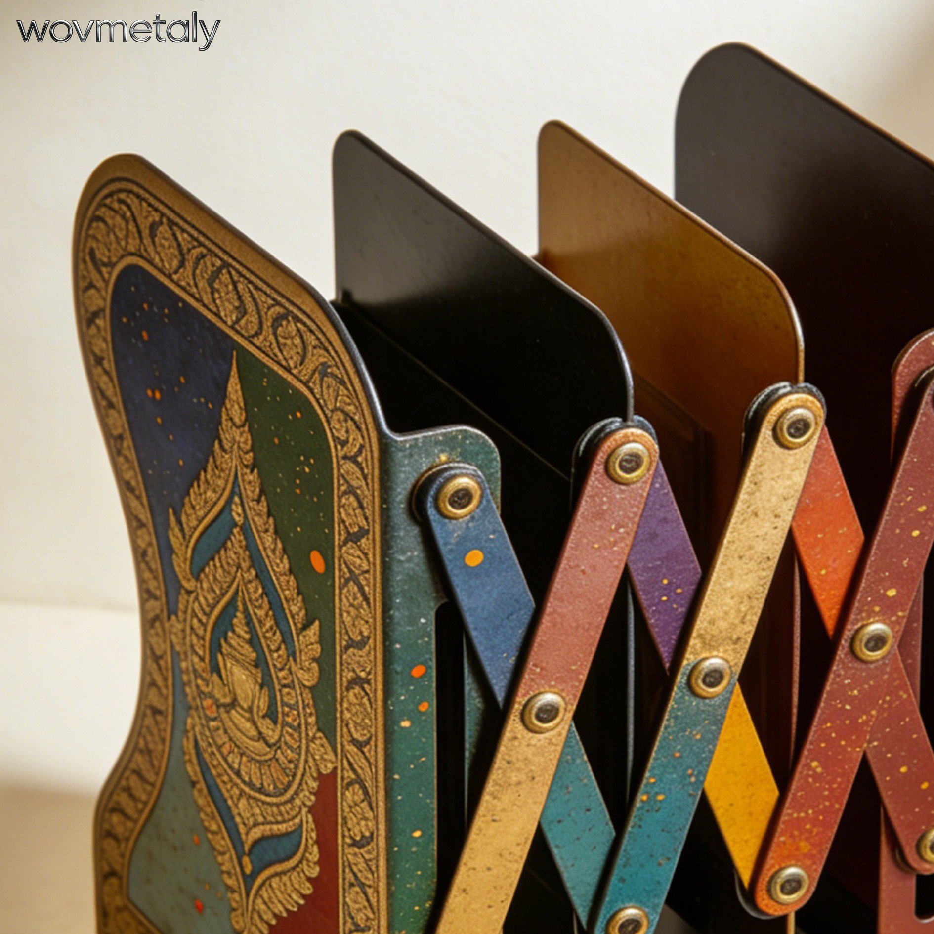 ชั้นวางแฟ้มตั้งโต๊ะแบบยืดได้ (แพ็ค 2 ชิ้น)