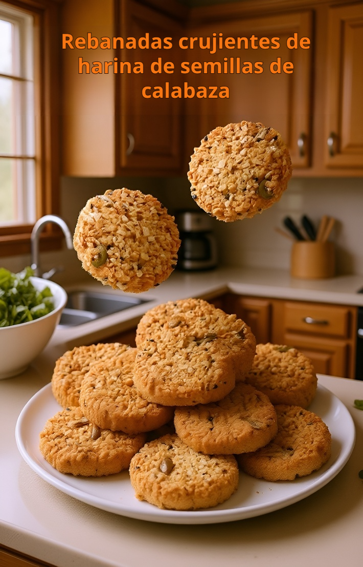 Crujiente de avena con semillas de calabaza en presentación individual