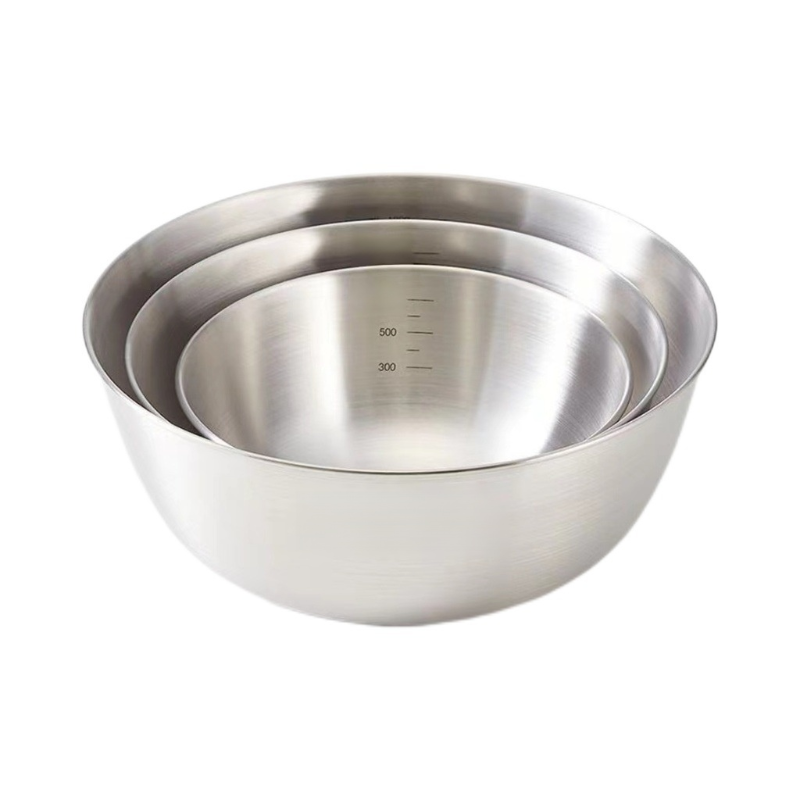 ステンレス製サラダボウル