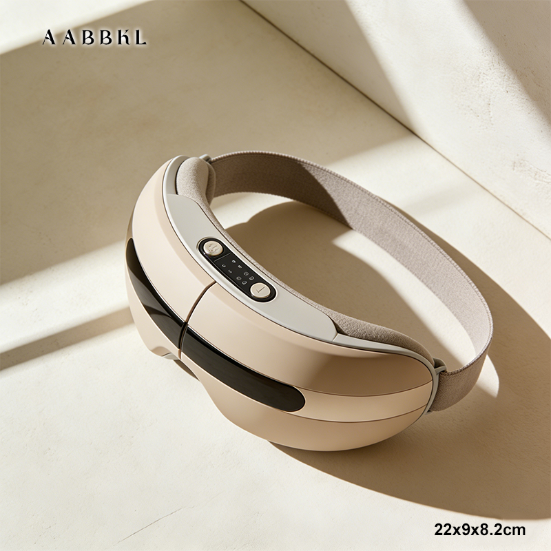 Detalle de la superficie acolchada del masajeador de ojos