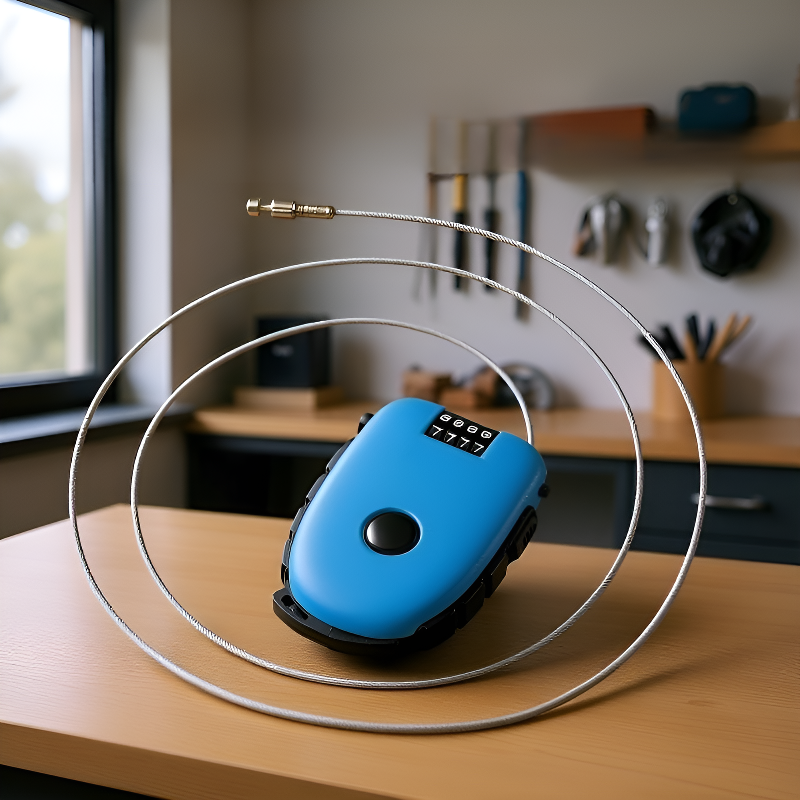 Candado de alambre portátil compacto y ligero