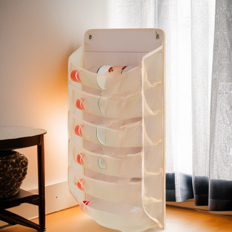 下着収納吊り下げバッグドア背面壁掛け寮ワードローブブラジャー下着靴下収納バッグボックスラックアーティファクトホーム
