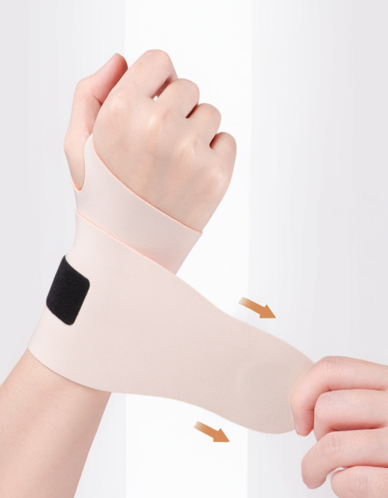 快適な素材で作られた手首装具の詳細