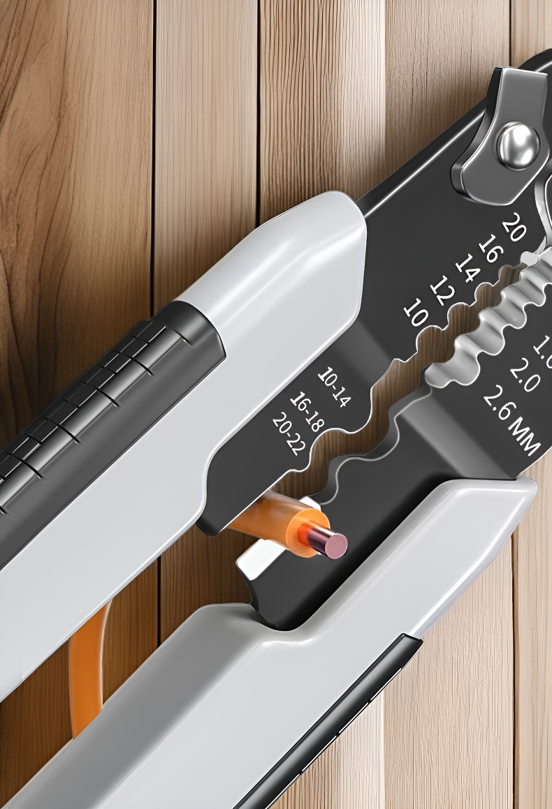 人間工学設計のワイヤーストリッパー