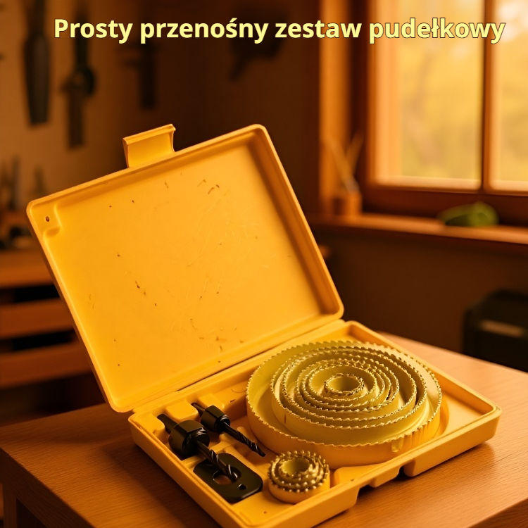 Wiertło do wykrawania i wiercenia otworów w płytach gipsowych