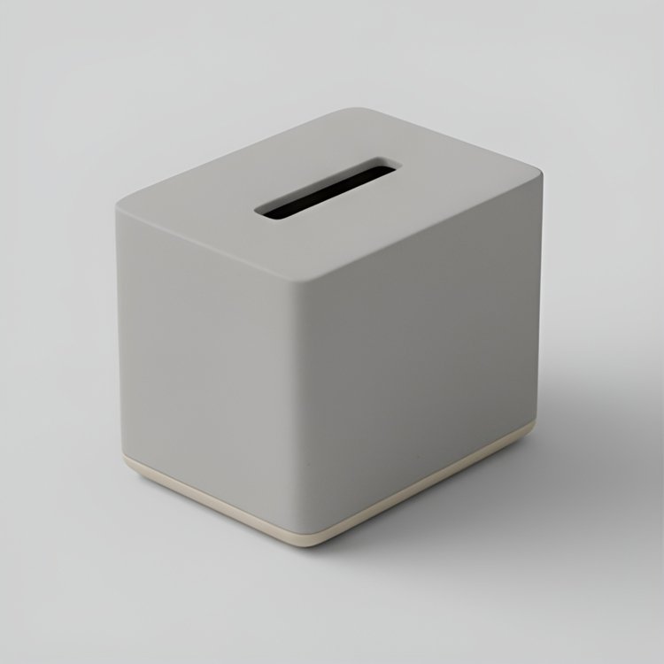 회색 미니멀 티슈 케이스(3팩)