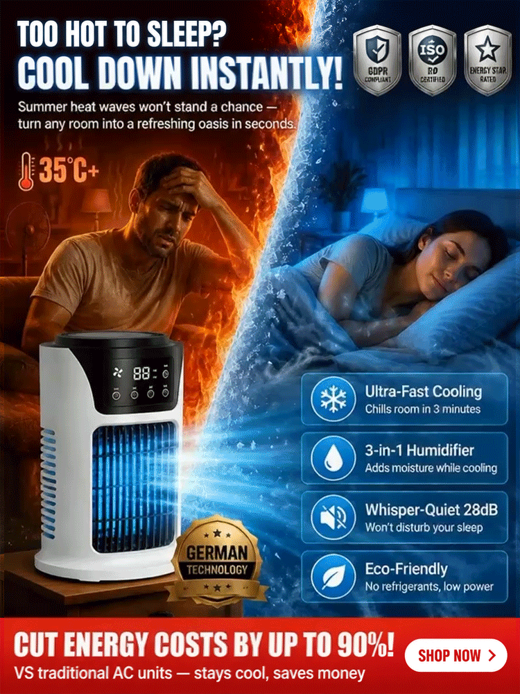 New Desktop Silent Cooling Fan with Night Light