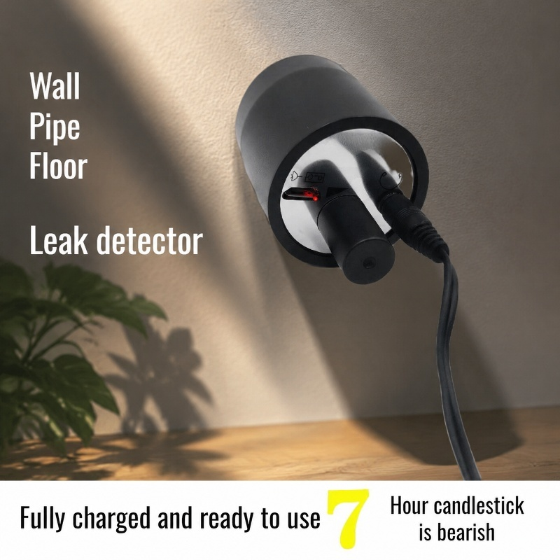 High-Precision Leak Detection Listening Device Wall Detector Sound Amplifier Tool