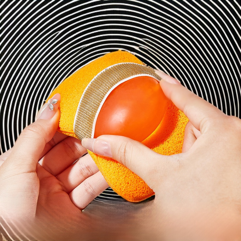 Limpieza facial con espuma de panal