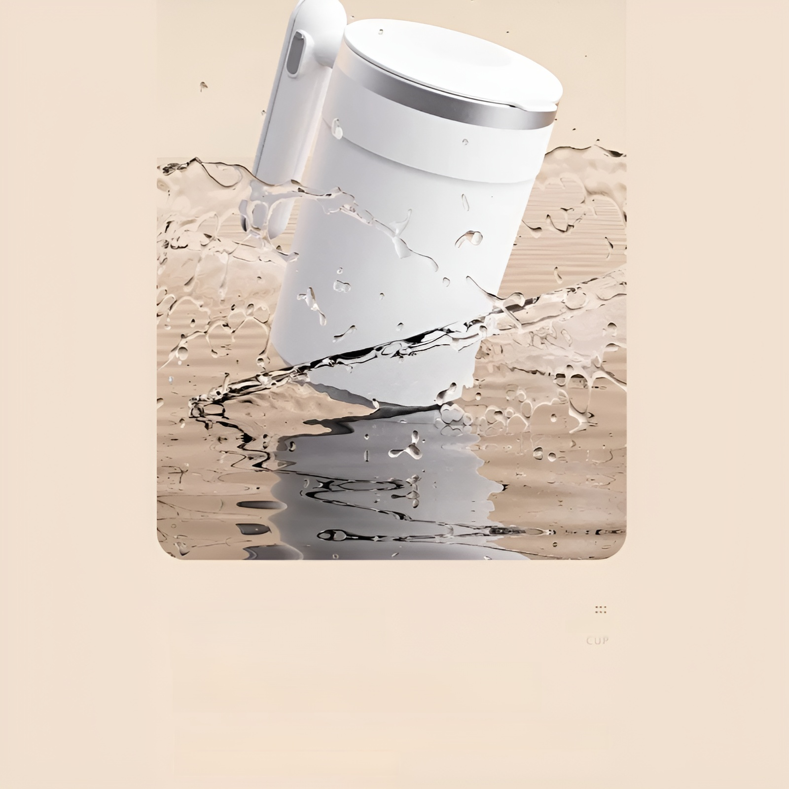 Temperature Measuring Automatic Blending Coffee Cup