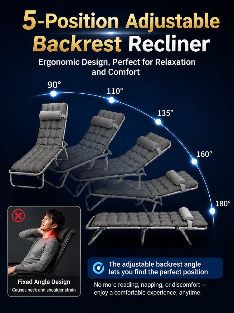 Cloud Sensation Airbag Foldable Lounge Chair