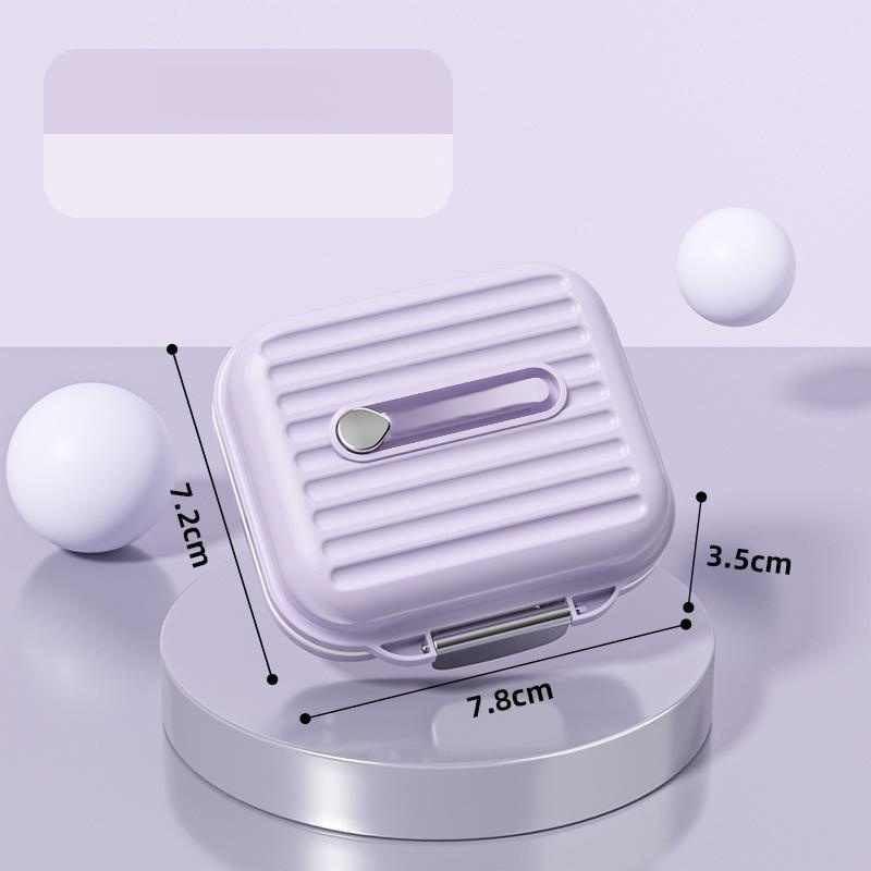 Weekly 7-Day Pill Dispenser, Portable Three-Meals Sealed Travel Pill Box