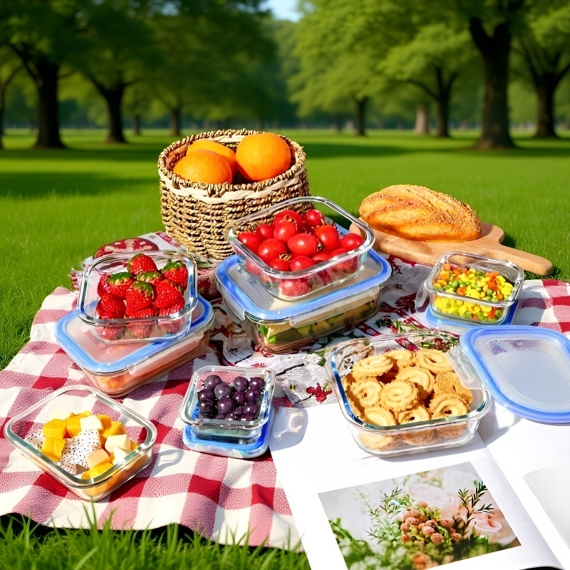 耐熱玻璃便當盒套裝