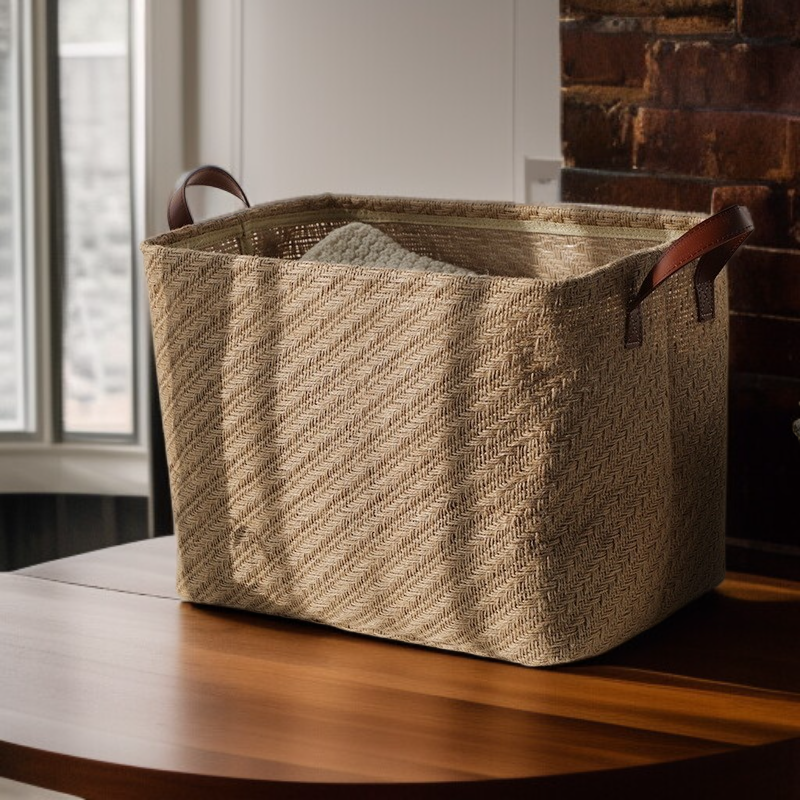 Multifunkční textilní úložný box na drobnosti