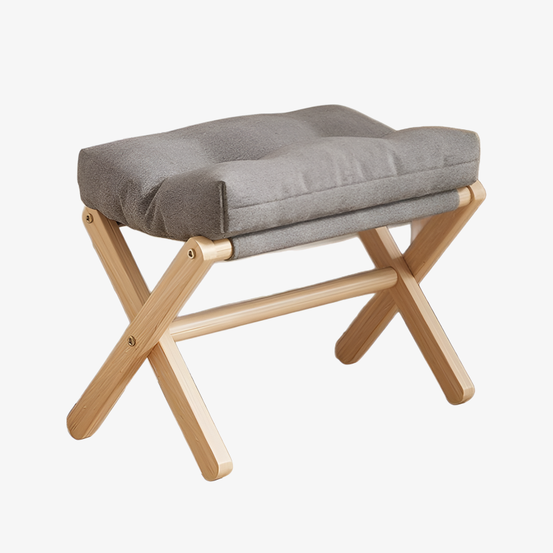オットマン 折りたたみ 足置き台 デスク下 フットレスト スツール 木製 軽量 取り外し可能 しっかり ふわふわ 耐荷重 おしゃれ 脚置き 腰掛け イス 北欧 靴交換 玄関 オフィス
