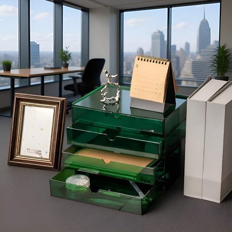 Nordic style desktop shelf